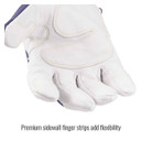 Black Stallion GX5015 ARC-Rated Goatskin & FR Cotton Mechanics Glove, X-Large