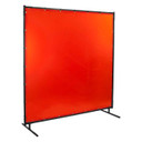 Steiner 538-8X8 Protect-O-Screen Classic with Orange Transparent Vinyl FR Welding Screen with Frame