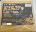 Tillman 591B 8x8' 30 oz Gold Acrylic Coated Fiberglass Welding Blanket