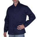 Tillman 6230I 30" 9 oz. INDURA Navy Flame Resistant Welding Jacket, 2X-Large