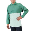 Tillman 6221WC 12 oz. Green Cotton Whipcord Cape Sleeve, 4X-Large