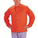 Tillman 6230D Hi-Vis FR Cotton Welding Jacket, 30" 9 oz, Orange, Large