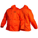 Lincoln K4688 Bright FR Cloth Welding Jacket, Safety Orange, 2X-Large