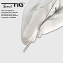 Steiner 0264 Pro-Series IronFlex TIG Premium Kidskin TIG Welding Gloves, Nomex, Poly Lined Back, 4" Cuff, Medium