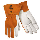 Steiner 0233CR Premium Heavyweight Grain Cowhide MIG Welding Glove, Cowhide Back, Cut Resistant, Long Cuff, Medium