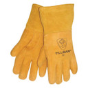 Tillman 35 Top Grain Deerskin Foam Lined Thumb Strap MIG Welding Gloves, Medium