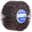 Norton 8834133015 2x1x1/4-20 In. Merit High Performance AO Threaded Shank Mini Flap Wheel, Coarse, P60 Grit, 10 pack