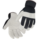 Black Stallion 19C FlexHand Grain Cowhide Value-Priced Mechanics Gloves, Large