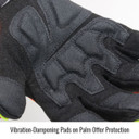 Black Stallion GX2327-OB Toolhandz MAX Anti-Vibration Mechanics Gloves, Medium