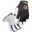 Black Stallion GX4240 Toolhandz Core Goat Grain Leather Palm Mechanic's Gloves, Large