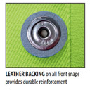 Black Stallion JF1010-LM Hi-Vis FR Cotton Welding Jacket with FR Reflective Tape, Lime, Small