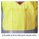 Black Stallion JF1117-HY Truguard 250 Hi-Vis Class 3 FR Cotton Welding Jacket, Yellow, 4X-Large