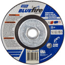 Norton 66252843193 4-1/2x1/4x5/8 - 11 In. BlueFire FastCut INOX/SS ZA/AO Grinding Wheels, Type 27, 24 Grit, 10 pack