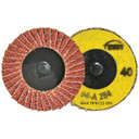 Walter 04A254 2-1/2" Twist Quick Change Flap Discs Metal Surface Grinding and Finishing Discs 40 Grit, 10 pack