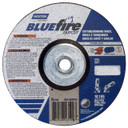 Norton 66252843199 6x1/8x5/8 - 11 In. BlueFire FastCut INOX/SS ZA/AO Grinding and Cutting Wheels, Type 27, 30 Grit, 10 pack