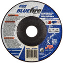 Norton 66252843194 5x1/8x7/8 In. BlueFire FastCut INOX/SS ZA/AO Grinding and Cutting Wheels, Type 27, 30 Grit, 25 pack