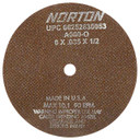 Norton 66252835053 6x.035x1/2 In. A60-OBNA2 AO Reinforced Toolroom Cut-Off Wheels, Type 01/41, 25 pack