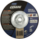 Norton 66252940149 7x1/4x5/8 - 11 In. Gemini AO Saucer Wheels, Type 28, 24 Grit, 10 pack