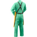 Steiner 82165 24 X 36 Leather Bib Apron with Adjustable Crossed Back and Waist Strap - Quick Release