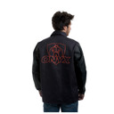 Tillman 9060 30" 9 oz. Black FR Cotton Welding Jacket, 3X-Large