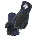 Black Stallion GT7120-NB BSX Grain Goatskin & Flame-Resistant Stretch Knit Cotton TIG Glove, 2X-Large