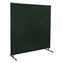 Steiner 533-6X10 Protect-O-Screen Classic with Green Transparent Vinyl FR Welding Screen with Frame