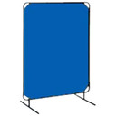 Tillman 6141068 6x8 ft Blue Vinyl/Poly Welding Curtain with Frame