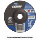 Norton 66252842017 4x1/8x5/8 In. Gemini Combo Pipeline AO Grinding and Cutting Wheels, Type 27, 24 Grit, 25 pack