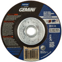 Norton 66252842027 4-1/2x3/32x5/8 - 11 In. Gemini INOX/SS AO Right Angle Cut-Off Wheels, Type 27/42, 30 Grit, 10 pack