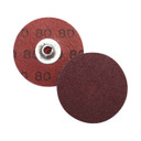 Norton 69957399642 2" Merit Aluminum Oxide TS (Type II) Quick-Change Cloth Discs, 80 Grit, 100 pack