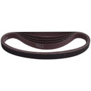 Norton 78072727560 1/2x18” Gemini R283 Aluminum Oxide Cloth File Belts, 60 Grit, Coarse, 50 pack