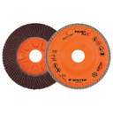 Walter 15R462 4-1/2x7/8 Enduro-Flex Flap Discs with Eco-Trim Backing 120 Grit Type 27, 10 pack