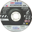 United Abrasives SAIT 20072 5x1/4x7/8 A46N Aluminum No Hub Type 27 Grinding Wheel, 25 pack