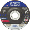 United Abrasives SAIT 20064 4-1/2x1/4x7/8 Saitech Ultimate Performance No Hub Type 27 Grinding Wheel, 25 pack