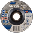 Norton 66252843604 4-1/2x.045x7/8 In. Metal RightCut AO Right Angle Cut-Off Wheels, Type 27/42, 36 Grit, 25 pack
