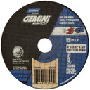 Norton 66243527955 4x3/32x5/8 In. Gemini RightCut AO Reinforced Right Angle Cut-Off Wheels, Type 01/41, 46 Grit, 25 pack