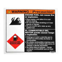 Miller 227725 Label, Warning Use Gasoline Fuel Only (Bilingual)