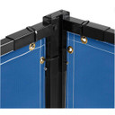 Steiner 535HD-6X6 Protect-O-Screen HD with Blue Vinyl Laminated Polyester Welding Curtain with Frame