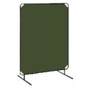 Tillman 583 6x10 ft Olive Duck Canvas Welding Curtain with Frame