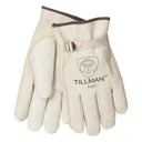 Tillman 1421 Grade "A" Top Grain Cowhide Drivers Gloves w/Pull Strap, X-Large