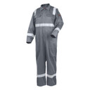 Black Stallion CF2216-GY Deluxe FR Cotton Coverall with 2" Reflective Tape, Gray, X-Large