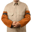 Steiner 92180 Leather 18" Brown Premium Leather Sleeves Pair