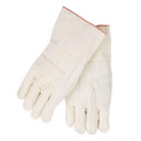Black Stallion 1424 24 oz. White Cotton Hot Mill Gloves, Large, 12 pack