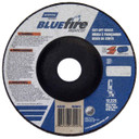 Norton 66252843220 5x1/16x7/8 In. BlueFire RightCut ZA/AO Right Angle Cut-Off Wheels, Type 27/42, 24 Grit, 25 pack