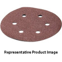 United Abrasives SAIT 36650 6" 3S Hook and Loop Paper Discs with 6 Vacuum Holes 80C Grit, 50 pack