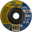 Norton 66252843324 4-1/2x1/8x7/8 In. NorZon Plus SGZ CA/ZA Grinding and Cutting Wheels, Type 27, 24 Grit, 25 pack