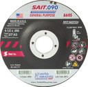 United Abrasives SAIT 20903 4-1/2x.090x7/8 A60S General Purpose Cutting Notching Wheels, 25 pack