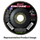 United Abrasives SAIT 79128 5x7/8 Encore Type 29 General Purpose No Hub Zirconium Flap Discs 60 Grit, 10 pack