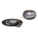 Walter 11T862 6x5/64x7/8 COMBO ZIP Cut-Off Wheels Cutting and Deburring Non-Contaminating Type 27 Grade A60, 25 pack