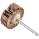 Norton 8834137515 1-3/16x3/8x1/8 In. Merit High Performance R369 AO Steel Shank Micro-Mini Flap Wheel, Fine, P320 Grit, 10 pack